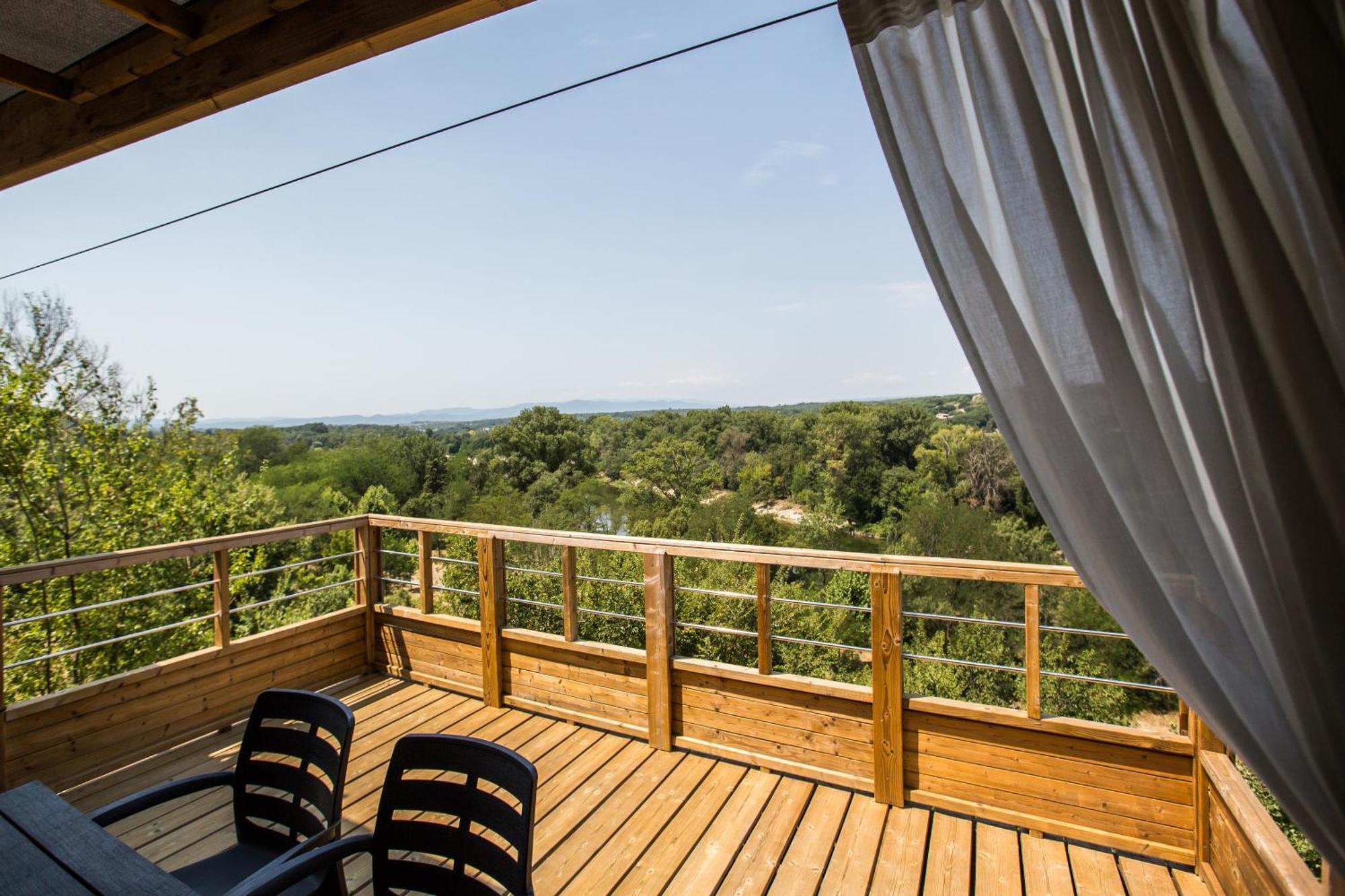 Camping La Chapouliere Ruoms Exteriör bild